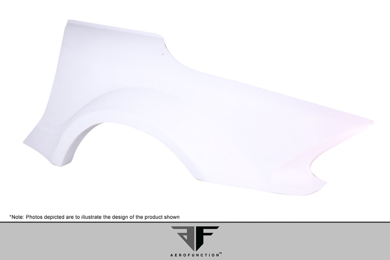2003-2012 Mercedes SL Class R230 AF-Signature 1 Series Wide Body Conversion Rear Fenders ( GFK ) - 2 Piece